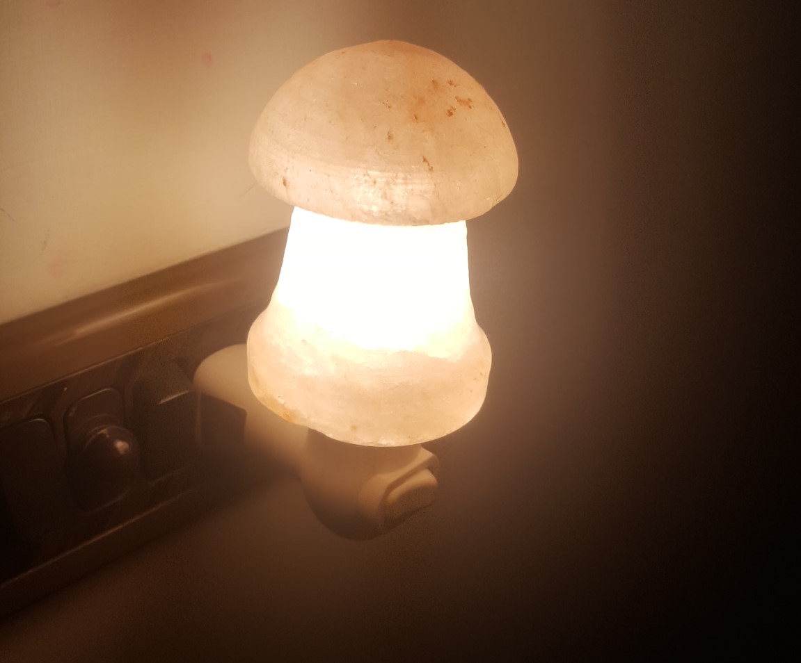 himalayan mushroom shape with light